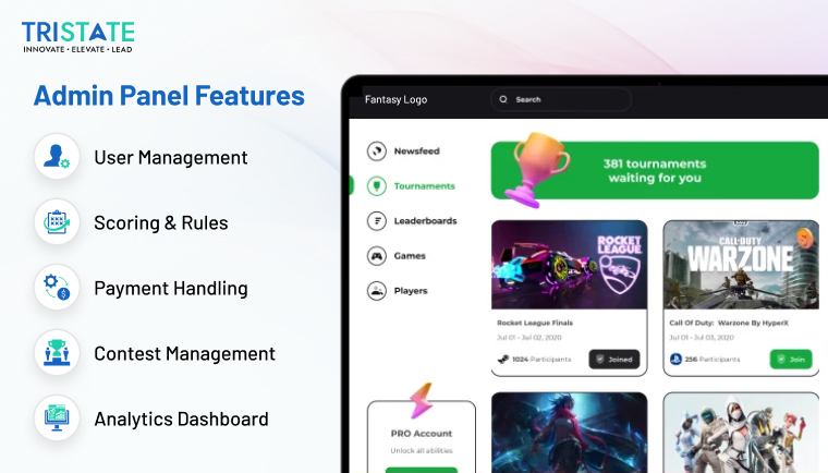 Admin Panel Features