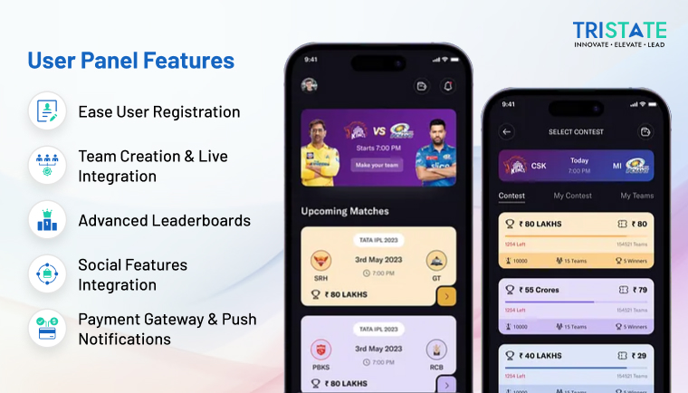 User Panel Features